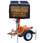 HD Panel VMS Trailer Signs Mobile Digital Video Wall For Advertising