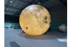China Wholesale Large Inflatable Giant Moon Planet Ball Balloon Jump Inflatable Moon with LED supplier