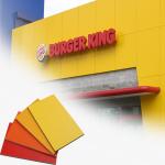 Multi Scene Fire Resistant ACP , Sturdy Fire Retardant Aluminium Composite Panel clading sheets aluminum composite panel for sale