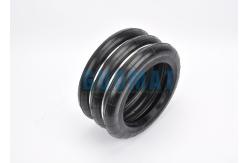 China Double Pcs Steel Girdle Ring Industrial Air Springs / Air Bags 3 Convolution supplier