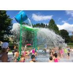 Outdoor Family Water Splash Zone Big Size Fiberglass Water Tripping Bucket For Fun for sale