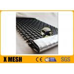 Wire Dia 10mm 65Mn Black Woven Wire Mesh Sheets Powder Coated for sale
