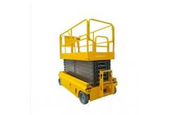 China 230kg 450kg Electric Mobile Scissor Lift Platform Self Propelled Lifting Table supplier