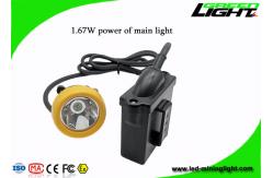 China IP65 10000lux 1.67W 450mA Rechargeable led Headlamps supplier