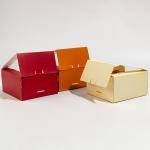 Wholesale customization with logo transparent window cake and pastry packaging baking box