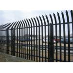 2700mm Triangle Spear Top Metal Galvanised Palisade Fencing for sale