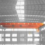 Remote Control Single Girder Bridge Traveling Crane 22.5m Span Q345 for sale