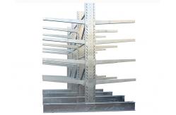 China Galvanized Q235 500kgs/Arm Double Sided Cantilever Racks SGS supplier