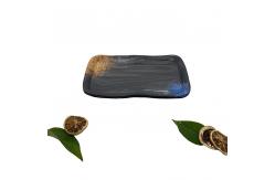 China Rectangle Commercial Melamine Dinnerware Restaurant 8.3'' Galaxy Pattern supplier
