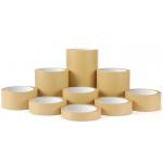 20mm-100mm Tear By Hand Kraft Paper Hot Melt Adhesive Tape With Viscosity for sale