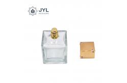China Rectangle Aluminum Perfume Caps Lid With Plating Or Painting Anti Strong Perfume supplier