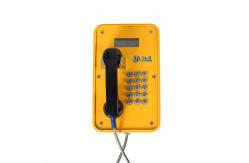 China Standard Keypad Outdoor Industrial Telephone, IP67 VOIP/SIP Telephone With LED Display supplier