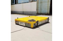 China Wireless Control Battery Transfer Trolley , 4 Tons Small Load Material Handling Cart supplier