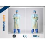 PE / CPE Plastic Disposable Isolation Gowns , Patient Surgical Gowns S-XL Size for sale