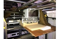 China Bottom Handle Automatic Paper Bag Making Machine With Tube Glue And Top Folding supplier