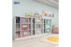 China Children'S Book 4 Layers Modern Metal Bookshelf Living Room Furniture supplier