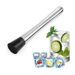 8.26 Inch Stainless Steel Cocktail Muddler Fruit Based Drinks Mojitos Muddler