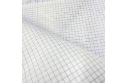 China 5mm Square Grid Antistatic ESD Fabrics Material For Lab Coats Apron supplier