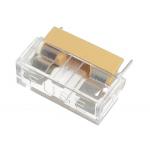 5x20mm 2 Pins Glass Fuse Clip PTF-15 10A 250V BFH-15 With 22mm Pitch And PCB Fuse Holder Cover BS140 for sale