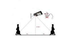 China Aluminum Alloy LED Solar Street Light All In One 60W Lithium Ion Battery supplier