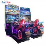 PlayFun Indoor Simulation Driving Car Motion Racing Car Arcade Game Machine for sale