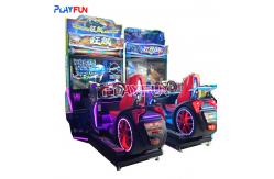 China PlayFun Indoor Simulation Driving Car Motion Racing Car Arcade Game Machine supplier