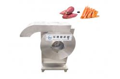 China Potato Cassava Stick Apple Yam 0.6TPH Plantain Chips Slicer Machine supplier