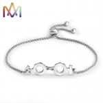 Hypoallergenic Adjustable SS304 Infinity Symbol Bracelet for sale