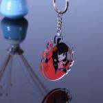 Manufacturer Cartoon Pattern Printed Acrylic Keychains Caricatur Cartoon Character Cute Charm Acrylic Keychains for sale