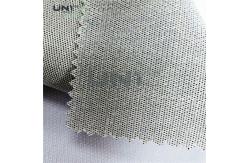 China Cotton Cap Woven Fusible Interlining Roll With Hard LDPE Glue supplier