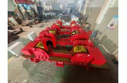 China 350t Heavy Duty Pipe Welding Rollers Rotator Stands With Bolt Adjustment supplier
