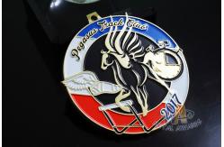 China Pegasus Marathon 5K 10k Mini Custom Metal Racing Medals Bespoke Design supplier