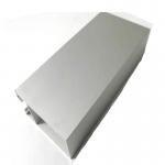 Silver Sandblasting Anodized Aluminum Profiles 6063 T5 Alloy