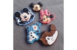 China Custom Transparent PVC Rubber Patch Garment PVC Label Clear Silicone Patch supplier