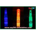 Advertising LED Inflatable Pillar , Inflatable Lighting Column Decoration With Logo Printing for sale