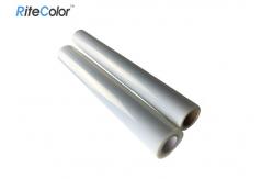 China Screen Printing Milky Translucent Polyester Film Roll Aqueous Ink supplier