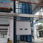 Hydraulic Guide Rail Cargo Lift 1000-15000kg Capacity for sale