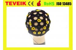 China Black Tin Electrode EEG electrode cap, 20 leads separating EEG hat supplier
