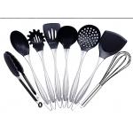Silicone Cooking Utensil Set, 8 Piece Kitchen Utensils Set Kitchen Gadgets for sale