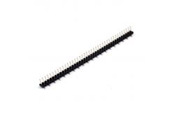 China Pin Header Connector  1.27mm  Pitch  single row 1*40pin dislocation dip supplier