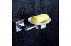 China Square Liquid Soap Dish Holders Wall Mounted Polished supplier