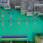 5mm Thickness Outdoor Sports Surfaces Silicon Pu Sport Badminton Court for sale