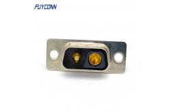 China 2V2 D-SUB Connector , Solder Male 2pin DB Connector supplier