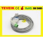 Factory Price Medical Siemens Drager 5 Leads ECG Leadwire Cable For Patient Monitor, Round 10pin for sale