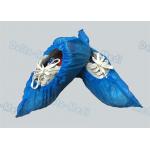 Personal Care Breathable Disposable Surgical Shoe Covers CPE / PE Material for sale