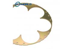 China Custom size Sheet Metal Fabrication Parts Laser Cutting Brass Accessories supplier