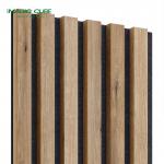 Contemporary Design Style Melamine Surface Fire Retardant Wood Veneer MDF Polyester Panel