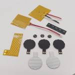 Thin Graphene Polyimide Heater Element With Yellow Black Color for sale