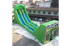 China Commercial Playground Equipment Inflatable Sports Game Tall Inflatable Zip Line For Kids And Adult supplier