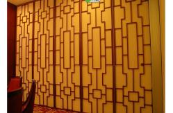 China Floor To Ceiling Conference Room Movable Partition Wall With MDF Melamine Surface supplier